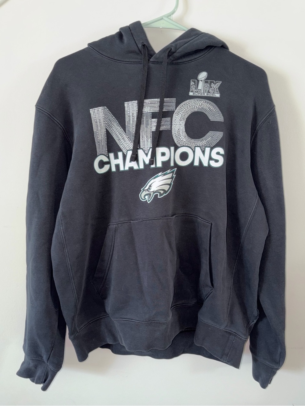 Philadelphia Eagles Super Bowl LIX NFC Champions Nike Hoodie